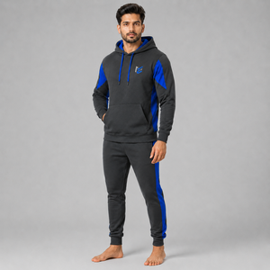 2 Piece <b>Pants</b> Set Men's <b>Track</b> Suit Fleece Oversized <b>Baggy</b> Windbreaker Winter Season Wear Men's <b>Track</b> Suit custom Made - Product Image 5