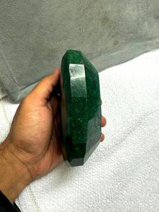 พลอยมรกตเบริลทรงรีสีเขียวธรรมชาติ พลอยเซอร์โคเนียสังเคราะห์รูปทรงลูกแพร์ 4000 กะรัต พลอยเจียระไนทรงแอสเชอร์ ขายส่ง - Product Image 4