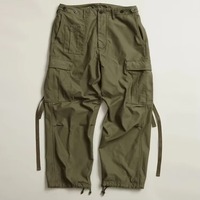 Pantalon Cargo Homme Confortable Coupe Droite Vêtement Utilitaire 100% Coton Mi-lourd pour un Style Quotidien Moderne Vente en Gros