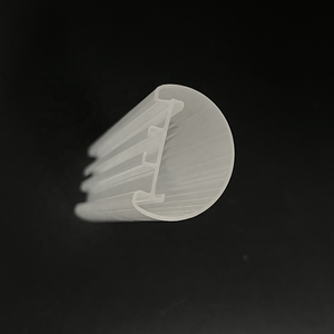 Bming nhà máy PC PMMA tuyến tính ép đùn LED khuếch tán ánh sáng Ống Bìa tùy chỉnh chụp đèn cho LED Nhôm kênh hồ sơ - Product Image 5