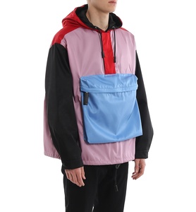 Chaqueta Cortavientos OEM, Diseño Personalizado con Bloques de Color, Chaqueta Deportiva para Hombre, con Bolsillo Frontal, Impermeable - Product Image 5