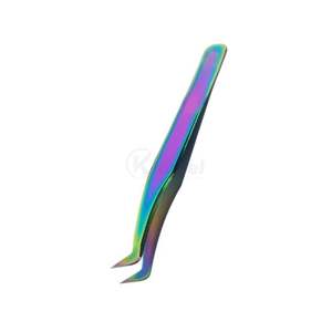 Pince à épiler antistatique en acier inoxydable, pointe droite, pour isolation des cils, outil pour extensions de cils individuelles - Product Image 3