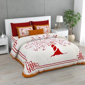 Juego de Sábanas Estampadas Hechas a Mano, Cubrecama Decorativo para el Hogar, Tamaño King, Estilo Lujoso, Juego de Ropa de Cama King Size para el Hogar - Product Image 3