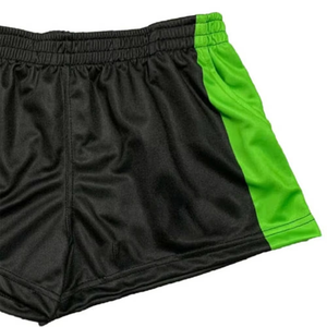Shorts de rugby classiques en nylon uni pour hommes, style années 80, avec poches, pour l'entraînement - Product Image 2