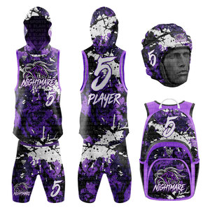 Customised Flag Football Jerseys and Shorts with Matching Hoodie and <b>Backpack</b> for Clubs Teams Hot Sell - Product Image 1