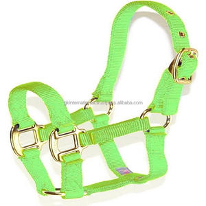 Collar ajustable de nailon con cuello Halter Para Caballo, cadena y cuello Halter con varias opciones de colores, hebilla y anillo de acero inoxidable - Product Image 4