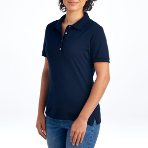Polo pour femme en marque privée, confortable et léger, coupe décontractée, à prix abordable - Product Image 3