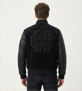 <b>Yellow</b> Embroidered Badge 100% <b>Wool</b> Eco-Friendly Windproof Winter Body white Sleeves Jackets Custom Heritage - Product Image 6