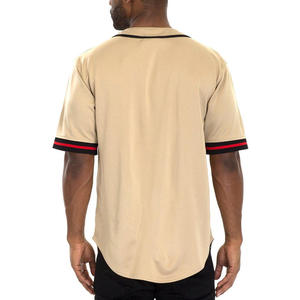 Camiseta de Béisbol para Hombre a Precio Accesible, Transpirable, de Manga Corta, Corte Regular, Color Sólido, Ropa Deportiva, Camiseta de Béisbol en Venta - Product Image 3