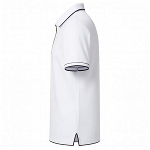 Camisa Casual Personalizada de Alta Calidad para Hombre, con Cierre, de Algodón Piqué, Manga Corta, Transpirable, Ajuste Personalizado, MOQ Bajo, Precio Directo de Fábrica - Product Image 5