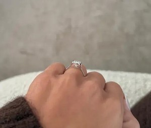 Luxury cushion cut halo <b>diamond</b> engagement <b>ring</b> with brilliant accent halo elegant bridal anniversary fine jewelry collection - Product Image 2