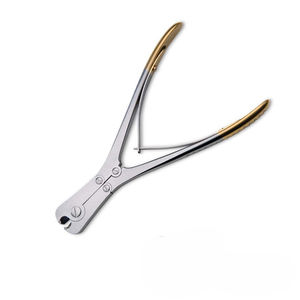 Coupe-fil orthopédique à double action pour fils TC, coupe maximale 1,6 mm, en acier inoxydable, coupe-os chirurgical à mâchoires angulées, kit orthopédique - Product Image 4