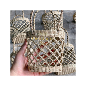 Wholesale Eco-Friendly Summer Beach <b>Bag</b> Handmade Seagrass Tote <b>Bag</b> Vietnam Vietchoice Natural Woven Shoulder <b>Bag</b> Custom Logo - Product Image 5