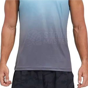 เสื้อกล้ามสำหรับผู้ชายใส่วิ่งและเล่นกีฬาผ้าฝ้าย100% ระบายอากาศได้ดีสวมใส่ในฤดูร้อนสวมใส่สบายแบบแอกทีฟปรับแต่งได้ - Product Image 6