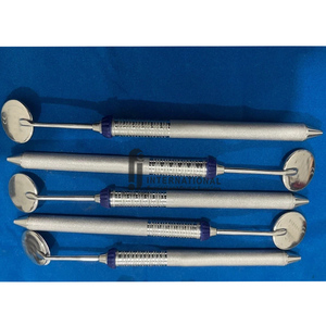 High Quality Stainless Steel Dental Mirror Handles Ergonomic Manual Professional Use Hu-Frridddy Compatible Teeth Inspection CE - Product Image 3