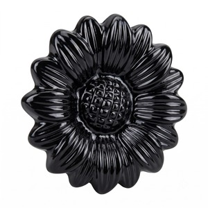 Bouton de tiroir décoratif en métal à motif floral, poignée ronde de style classique pour tiroirs, type à insertion par boulon, boutons modernes pour la maison - Product Image 4