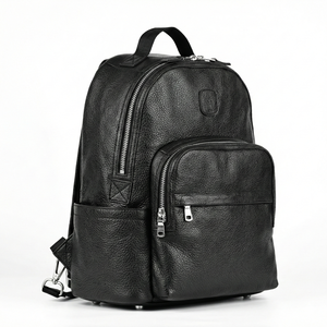 Manufacturer ODM High End Large Capacity Office Laptop Rucksack Multi-Function Top Grain Leather Business <b>Backpack</b> for Travel - Product Image 1