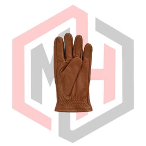 Gants de travail en cuir de vachette pleine fleur pour les travailleurs d'entrepôt - Résistants à l'abrasion, antistatiques, respirants, sans silicone et sans poudre - Product Image 2