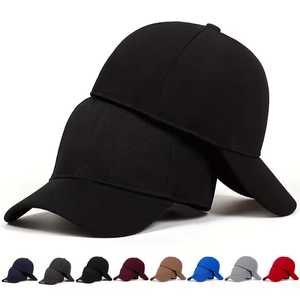 Gorra Deportiva Unisex Negra Transpirable de Poliéster, Ajustable, para Uso en Exteriores, Primavera/Verano - Product Image 6