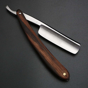 Barber Razor Travel Razor Men Barber Professional Stainless Steel Shaving Folding Razor Knife Salon Beard <b>Shaver</b> With Custom Log - Product Image 4
