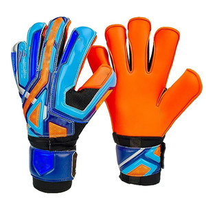 Gants de gardien de but en cuir pour sports de plein air professionnels, respirants, antidérapants, imperméables, logo imprimé - Product Image 1