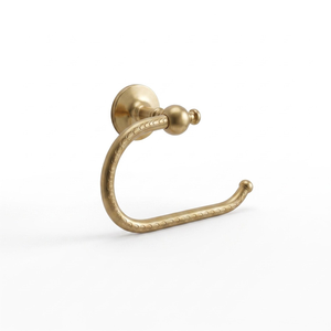 Porte-papier toilette en laiton gravé, support mural incurvé pour rouleau de papier, porte-rouleau de salle de bain en laiton massif, accessoire de rangement de luxe pour papier toilette - Product Image 1