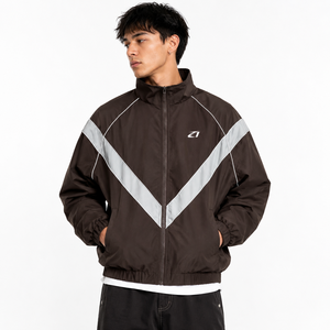 Customize Designed Windbreaker <b>Jacket</b> for <b>Men</b> <b>Reflective</b> Colorblock Nylon Windproof Waterproof Sports Hiking Front <b>Men's</b> <b>Jackets</b> - Product Image 1
