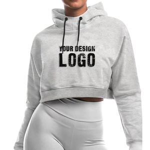 Latest Fashion Women's Knitted Printed Hoodie Pullover <b>Long</b> Sleeve Blank Casual Wholesale 100% Cotton Cheap Price Custom Design - Product Image 5