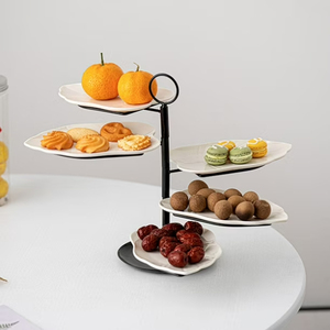 Magnifique présentoir en métal pour chocolats, décoratif pour table, pour biscuits, bonbons, fruits secs - Product Image 1