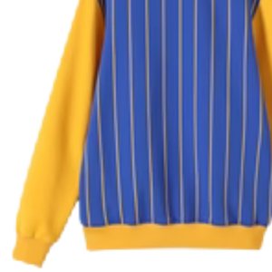 Chaqueta de forro polar con rayas Sigma Gamma Rho, ropa de hermandad griega, chaqueta cálida con cremallera premium para mujer - Product Image 5