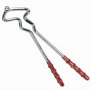 Herramienta Veterinaria Obstétrica Reutilizable de Acero Inoxidable, Ajustable, con Mango Antideslizante Rojo, Equipo para Ganado - Product Image 1
