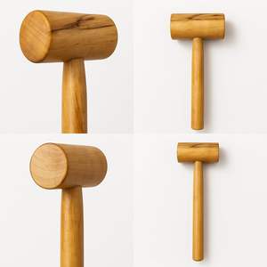 Marteau en bois léger, marteau à glace, outil de travail pour la décoration et les fournitures de mariage - Product Image 5