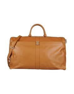 Unisex Leather Duffle Bag 20-35L Zipper Closure Vintage Travel Bag <b>Soft</b> Handle Durable Design Letter Pattern Large Capacity - Product Image 2