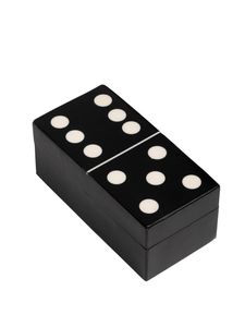 Juego de dominó de resina, dados, rompecabezas, juegos de mesa para niños, caja de regalo ecológica, juego de dominó doble 6 de color negro personalizado. - Product Image 4