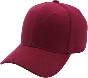 Gorra de Béisbol de Color Sólido, 6 Paneles, Ajustada, de Sarga de Algodón, Informal, con Bordado 3D y Botón, para Adultos, para las Cuatro Estaciones - Product Image 1