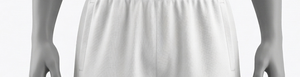 Shorts blancs pour hommes à taille élastique avec poches, coupe classique, toutes saisons, couleur unie, vêtements de sport - Product Image 5