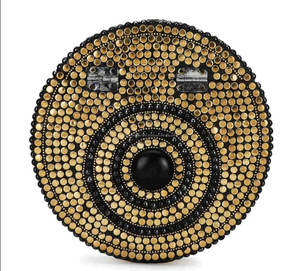 Bolso de mano artesanal de metal, bolso de mano de mosaico, bolso de fiesta, bolso de mano multicolor de la India - Product Image 1