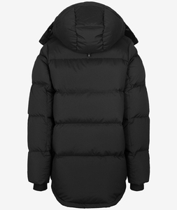 High Quality Long Minimalist Safari Jacket Winter Waterproof Windproof Breathable Warm Fluffy Hooded Detachable <b>Hat</b> Customizable - Product Image 2