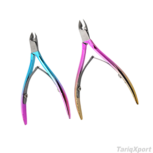 Multicolor Stainless Steel Adult Finger Nail Nipper <b>Dead</b> Skin Cuticle Remover Pedicure Manicure Clipper Tool Wide Jaw Opening - Product Image 4