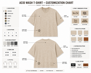 Custom Men's Oversized Cotton T <b>Shirt</b> <b>Patchwork</b> Design Beige Streetwear Tee Short Sleeve Front Logo Casual Fashion Boxy Fit - Product Image 6