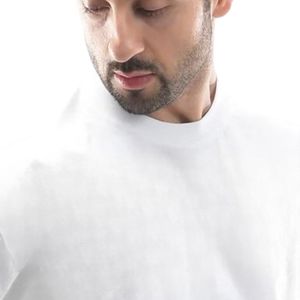 <b>Mens</b> <b>White</b> <b>Short</b> <b>Sleeve</b> T <b>Shirt</b> Crew Neck Plain Daily Basic Tee Solid Color Relaxed Fit Everyday Top Lightweight <b>Men's</b> - Product Image 2