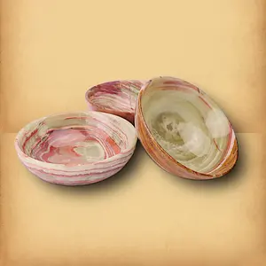 Bol en onyx, un article de décoration traditionnel mondial, couramment utilisé dans la vente en gros, au détail et dans la décoration intérieure de luxe, prix de gros. - Product Image 4