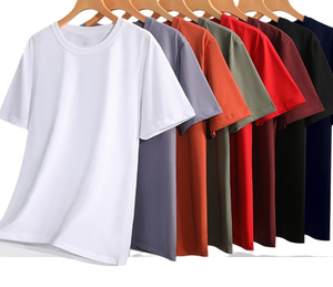 Camiseta de Manga Corta Lisa, Transpirable, de Tela Refrigerante de 210 g/m², con Logotipo Personalizado Bordado, Precio de Fábrica de Bangladesh y China, OEM - Product Image 4