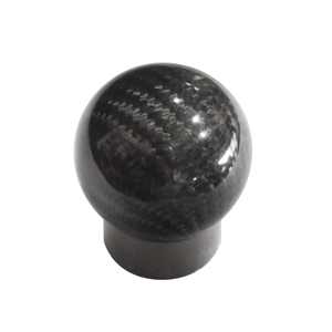 D1SPEC 42mm Ball Shape Universal Manual Automatic Gear Shift Knob Real Carbon Fiber Racing Car Shifter <b>Interior</b> <b>Accessory</b> - Product Image 3