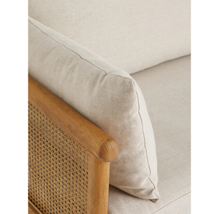 Canapé en bois design – Mobilier de luxe pour salon avec sièges rembourrés pour la salle à manger, la maison, l'hôtel et la décoration de villa - Product Image 4