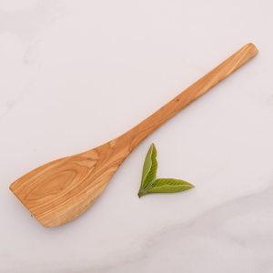 Cuillère à soupe en bois massif d'acacia, grande cuillère créative à crochet courbé, ustensile de cuisine pour servir la soupe - Product Image 5