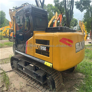 Venta de excavadoras Sany SY155C usadas, excavadoras de orugas de 5 toneladas 135 155 215, componentes centrales, motor de cojinete de engranajes Cat Isuzu Mitsubishi - Product Image 5