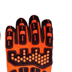 Guantes de Bombero Resistentes al Calor y al Fuego, Guantes de Rescate de Cuero para Extricación, Guantes de Trabajo Mecánico con Protección TPR Contra Impactos - Product Image 3