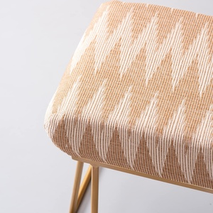 Carré métal pouf assis tabouret salon meubles bureau tabouret velours pouf repose-pieds tabouret poufs décor à la maison - Product Image 4