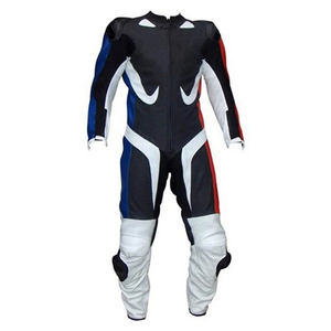 Combinaison de course en cuir pour moto de haute qualité, respirante, imperméable, coupe-vent, vêtements de sport sur mesure, équipement de motard - Product Image 1